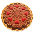 Kaleidoscope Heart Cake/Cookie/Chocolate/Craft mold
