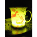 Light Ceramic Cup -- Christmas Raindeer