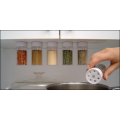 Magic Spicer (self-sealing magnetic spice rack with spice jars)