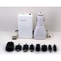 Universal Rechargeable Lithium Ion Travel Battery with Car Cord