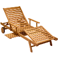 Hampton Teak Chaise Lounge