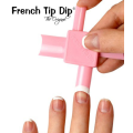 French Tip Dip French manicure