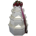 Wedding Reception Money Card Box: The Princess Ann (Octagon) 