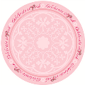 Celebrate In Pink Dinner Paper Plate - The World's Only Socially Responsible Partyware