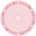Celebrate In Pink Dessert Plate - The World's Only Socially Responsible Partyware