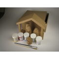 Papier mache nativity scene kit